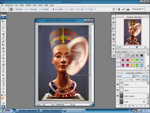 Creation of Nefertiti: Step 6